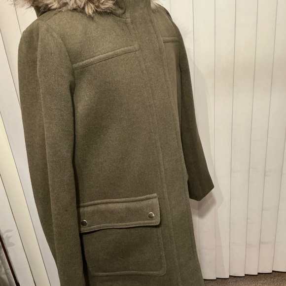 J. Crew Chateau Parka in Italian Stadium Cloth Wool size 14 - Picture 6 of 10
